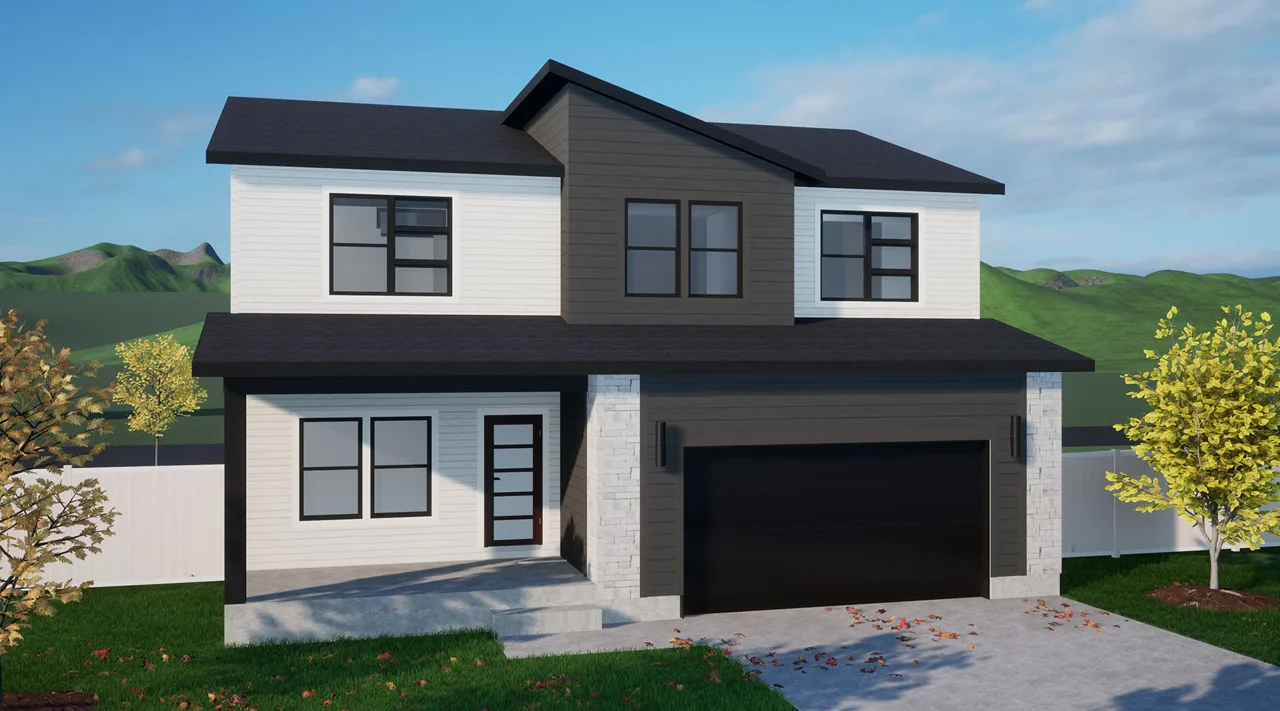 Aspyn Semi Modern Elevation