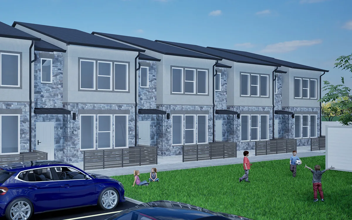 Ogden Towns Unit D architectural rendering