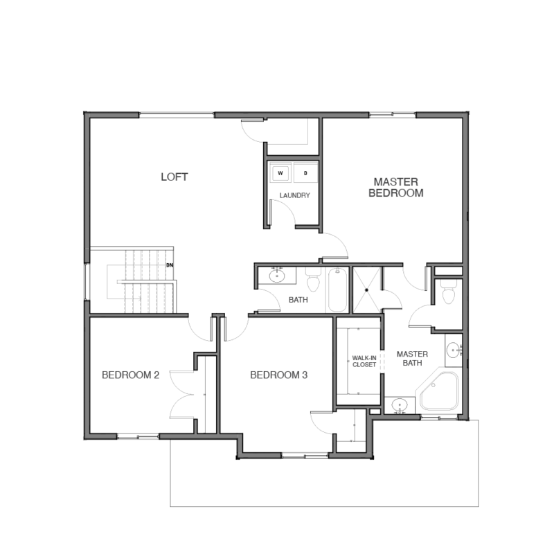The Aspyn Utah Home Floor Plan J Thomas Homes