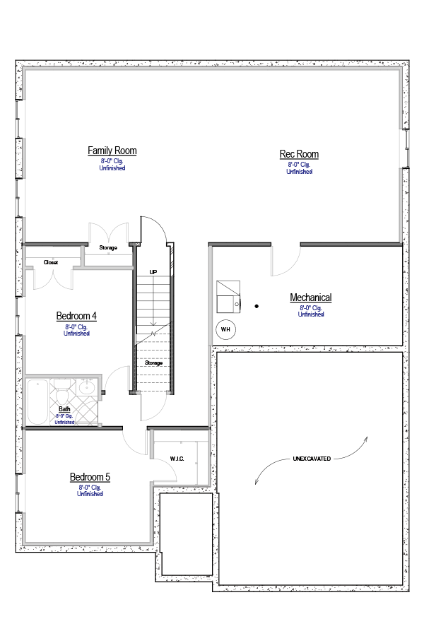 The Olivia Utah Home Floor Plan J Thomas Homes