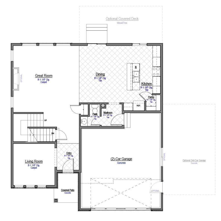 The Shelby Utah Home Floor Plan J Thomas Homes